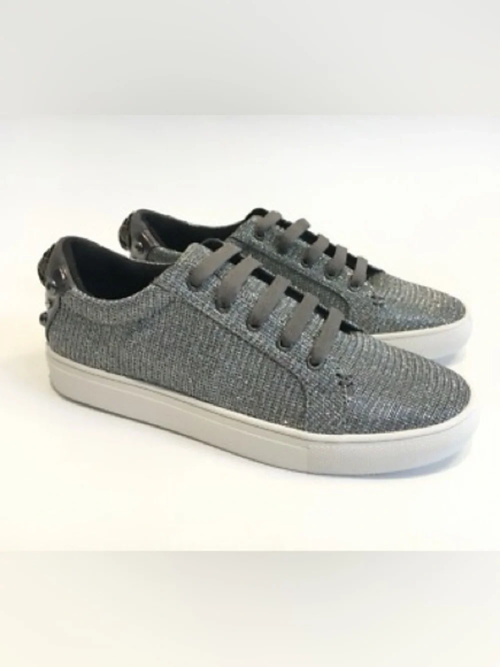 Kurt Geiger London Ludo Embellished Metallic Sneakers
